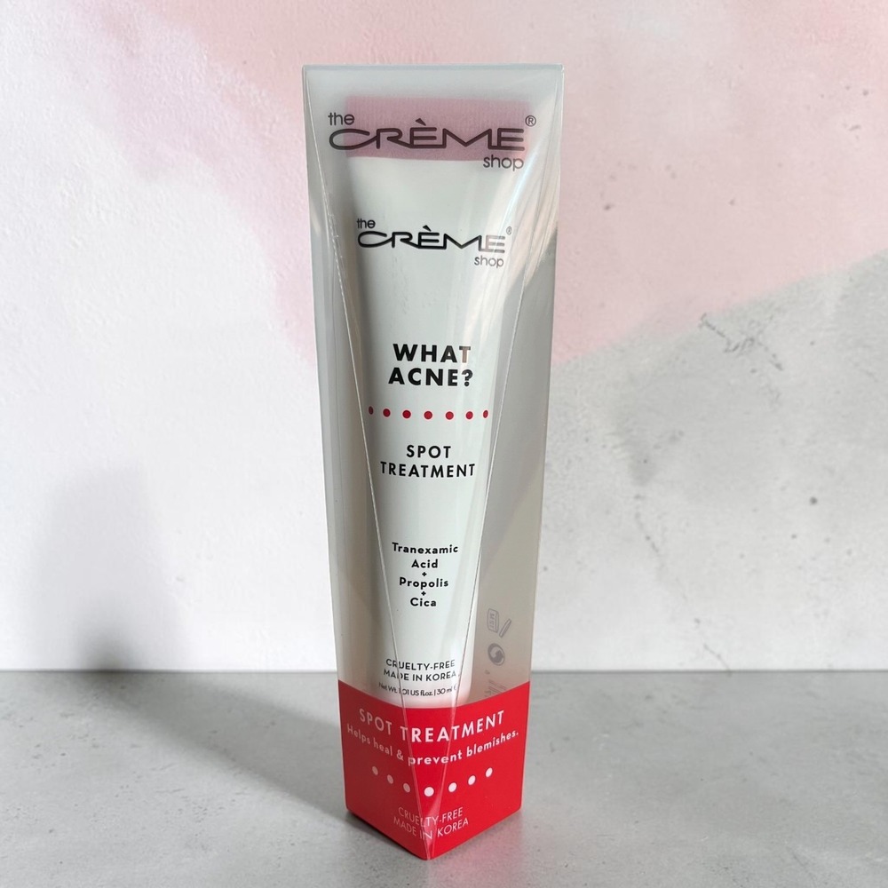 The Crème Shop What Acne? Spot Treatment 1.01 oz New Dark Spots Tranexamic Acid